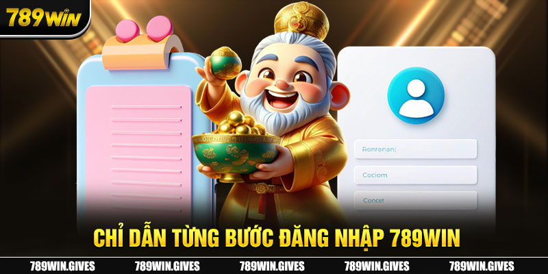 Chỉ dẫn từng bước đăng nhập 789Win