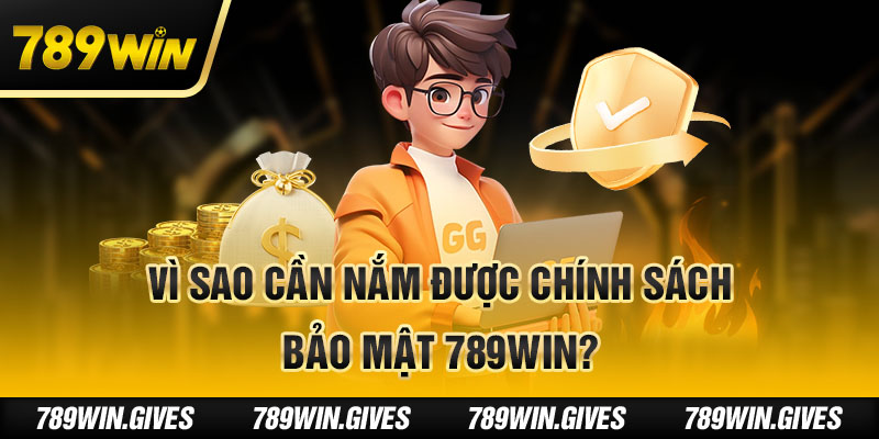 Vì sao cần nắm được chính sách bảo mật 789Win?